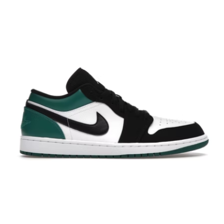 Jordan 1 Low White Black Mystic Green