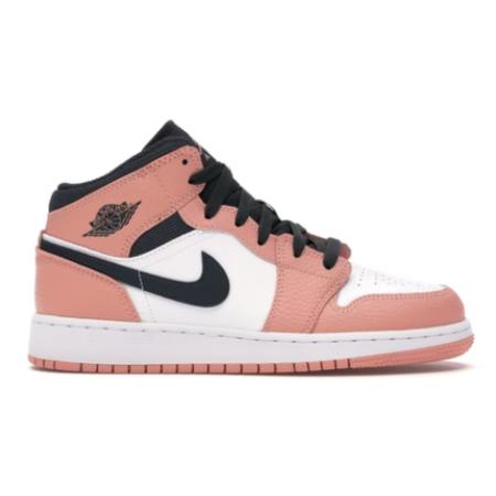 Jordan 1 Mid Pink Quartz (GS)