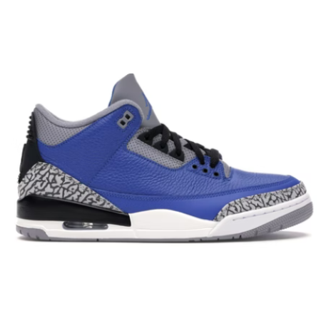 Jordan 3 Retro Varsity Royal Cement