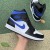 Jordan 1 Mid White Black Racer Blue