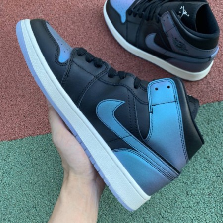 Jordan 1 Mid Iridescent Black (Women's)