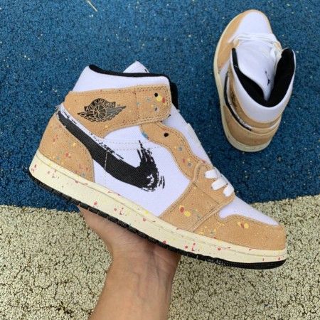 Jordan 1 Mid SE Brushstroke