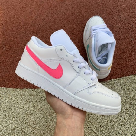 Jordan 1 Low White Neon (GS)