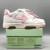 OFF-WHITE Out Of Office "OOO" Low Tops White Pink (Women's)