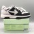 OFF-WHITE Out Of Office OOO Low Tops Light Grey Black
