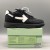 OFF-WHITE Out Of Office OOO Low Tops Black Gray White SS22